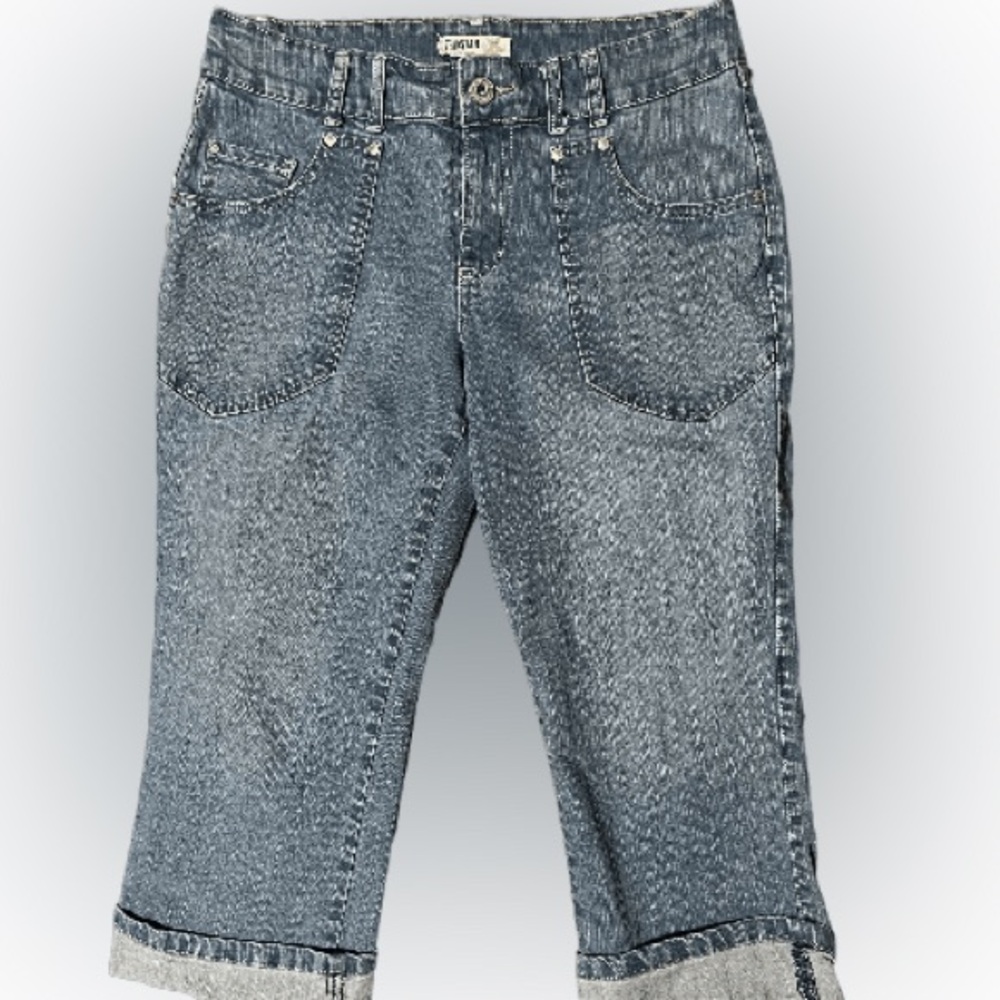 JEANSTAR Premium Denim Crop Jeans Size 8